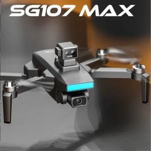 전문가용 미니 소형 드론 RC 접이식 쿼드콥터 SG107 PRO FPV 4K ESC 카메라 GPS 광학  5G 와이파이 헬리콥
