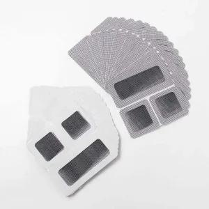 방충망 테이프 모기장 보수 블랙 40장세트 물구멍 촘촘망 모기장테이프 방충망테이프