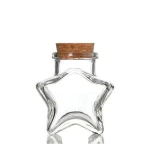 /세이코 (차량용품) 콜크 미니 별모양 유리병 50ml 8개 공병