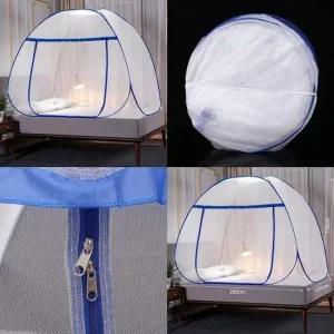 해충방지 원터치 모기장 120x200 방충 텐트 모기망 침대모기장 모기장텐트 삼각모기장