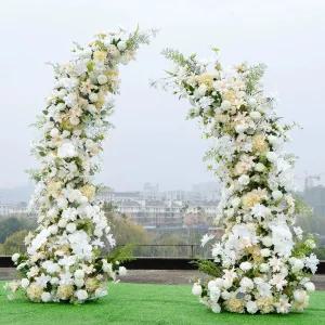 꽃문 게이트 프레임 장식 아치 플라워 철제 웨딩 셀프