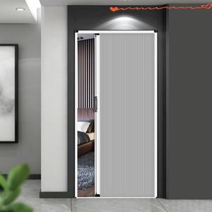 현대적인 디자인의 수평 슬라이딩 스크린 접이식 텔레스코픽 도어 허니콤 파티션 (가정용)