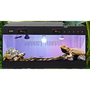 도마뱀사육장 대형 온도조절 케이지 키우기 LED 아크릴