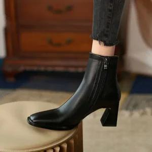 앵글 여성 B 17 앵클 여성워커 겨울 부츠 여성힐 워커힐 여자미들 워커