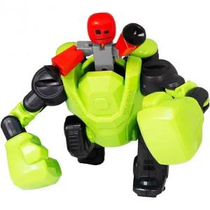 Zing 스틱봇 메가봇 그린 (Knockout) 수집용 스톱모션 액션 피규어