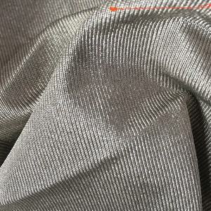 100% 순수 실버 섬유 신축성 직물 전도성 EMF/RFID/EMI/RF 차단 패러데이 천 항균 소재 부드럽고 세탁 가능