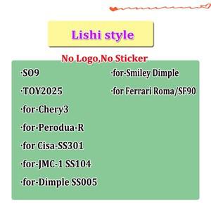 Lishi 스타일 SO9 TOY2025 for Ferrari Roma/SF90 Chery3 JMC-1 DimpleSmiley Cisa-SS301 로고 없음 스티커