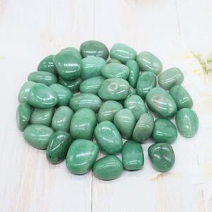 텀블드 레이키 치유 크리스탈 쿼츠 미네랄 장식 천연 녹색 Aventurine 자갈 표본 수족관 홈 데코