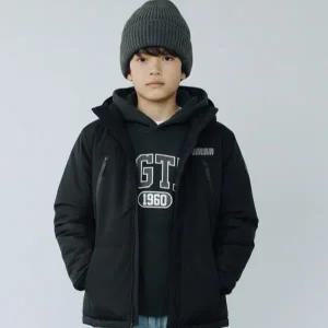 [행텐주니어]블랙 타슬란 스키 패딩 점퍼