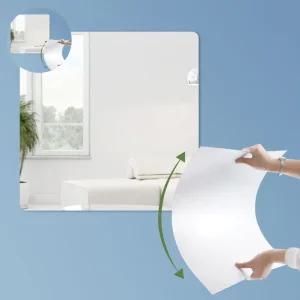 부착 벽면 거울 안전 40cm 현관 아크릴 욕실 미러 실 거울 접착식 무타공 부착 반신 전신 현관 대