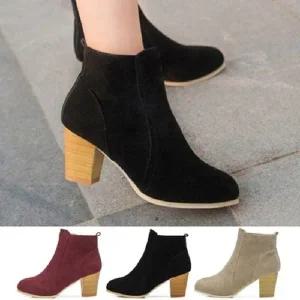 하프 스웨이드 겨울워커 겨울 가을 부티 여자신발 데이트 오피스