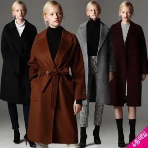 [르오트] 캐시미어 울 핸드메이드 롱코트