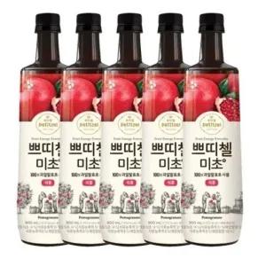 쁘띠첼 미초 석류 900ml 5개