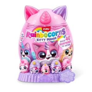 레인보우콘 키티마니아 모찌 애착 유니콘 봉제 동물 고양이 요정 인형
