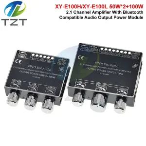 호환  XY-E100H XY-E100L 2.1 채널 Bluetooth 오디오 증폭기 보드 모듈 고 충실도 및 음질을 갖춘 50W  50W