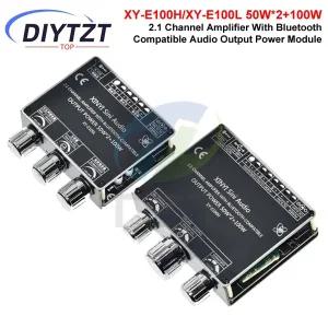 호환  XY-E100H XY-E100L 2.1 채널 Bluetooth 오디오 증폭기 보드 모듈 고 충실도 및 음질을 갖춘 50W  50W
