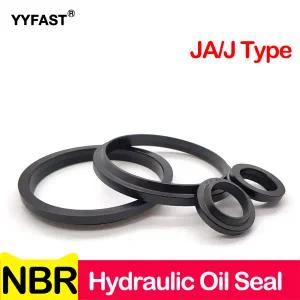 호환  JA J 타입 NBR 유압 실린더 오일 도장 링 8x18x4x7mm40x52x5x9mm 니트릴 부티엔 샤프트 씰링 개스킷