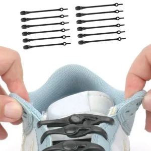 [룽스]매듭없는 실리콘 신발끈 신발끈정리 블랙