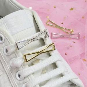 [룽스]메탈 신발끈 장식 운동화 리본