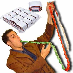 야페테스 마우스 코일 종이 12개 구토 색 무대 마술 액세서리 기믹 웃긴 착시