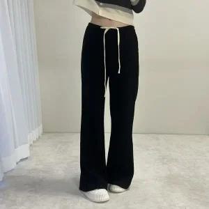 [하프클럽/]여자 나팔 고무줄 트랙수트 융기모 바지