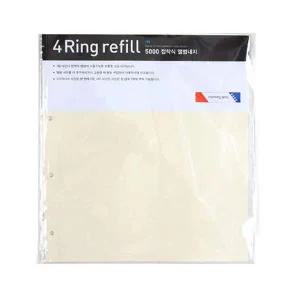접착식 MT98IT36 앨범 내지 (5매) X2개 4링 바인더 보충용 리필