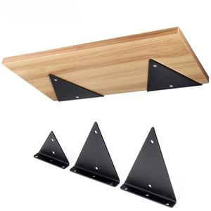 삼각형 선반 브래킷 헤비 듀티 금속 벽 마운트 지지대 플로팅 장식 가정 용품 조인트 하드웨어
