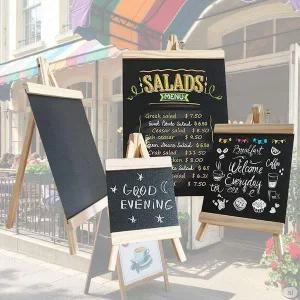 원목 LD75HG60 이젤 블랙보드 입간판 중형 (25X48cm)