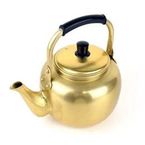 [골드스마일]주전자 노란주전자 주점 황주전자 물주전자 2L 양은주전자