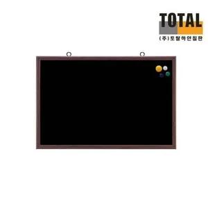 블랙자석보드 SD56RM92 월넛우드 재질 500x700