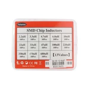 CD54 SMD 전력 인덕터 키트  DIY 전자 제품  DC-DC 컨버터용  2.2uH ~ 680uH 세트  130 개