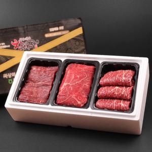 [냉장] 남원축협 참예우 1+등급 귀한 정육세트 2호 1.2kg /국거리400g+불고기400g+산적용400g