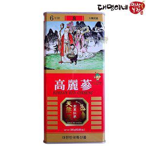 [대명이네 인삼농장]6년근 양삼 30지(19뿌리/300g)/건홍삼 선물용