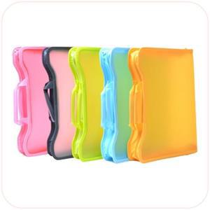 [JHQRCGV4_4B]청운 지퍼화일 케이스 녹색 1개