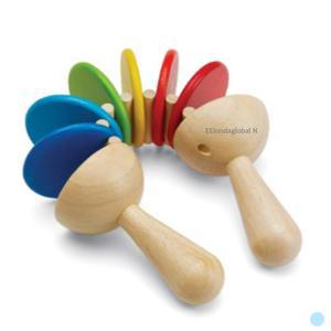 플랜토이즈 유아 아기 원목 장난감 악기놀이 아코디언