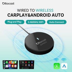 오토캐스트 미니 익스프레스 무선 CarPlay 안드로이드 오토 어댑터 플러그 앤 동글 도요타 등) 빠른 (메르세데스 플레이 USB 연결 아우디, 벤츠,