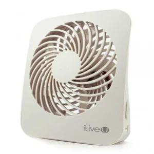 아이리뷰 모노팬 선풍기 화이트책상 휴대용 USB충전 탁상 2단풍속 미니멀사이즈 모노