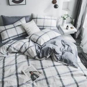 순면 침구 4종세트 180cm 스트라이프 북유럽