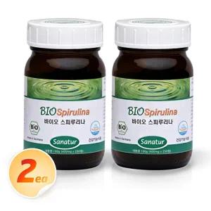 신제품 독일 바이오 스피루리나400mg 250정 2병 