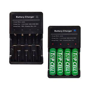 [탑셀]라매 멀티 NCN 5핀 4구 충전기  리튬이온 배터리충전기 18650 18350 16340 14500