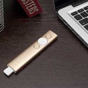 [국내정품] 로지텍코리아 스포트라이트 레이저 포인터 포인트 무선 프리젠터 PPT 피피티 리모컨 골드