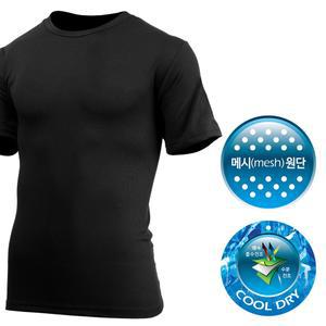 어택존 반팔 기능성 쿨드라이 검정 티셔츠 로카티 군인티 군용티 쿨론티 밀리터리티