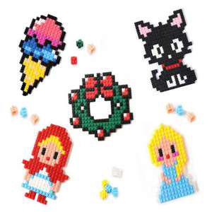 디폼 블럭 8mm 세트/캐릭터 미니 나노 아트 블록 레고 부자재 도안 소근육 발달 놀이 어린이 유아 만들기