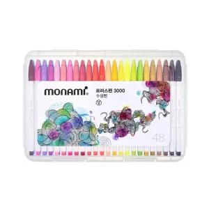 모나미 플러스펜 3000 48색 세트 수성 그림 미술