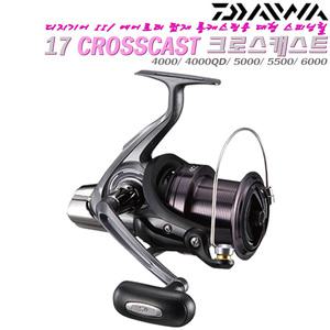 [다이와]17크로스캐스트 4000/4000QD~6000.디지기어/에어로터/롱캐스팅 스풀스트로크/크로스랩/드랙력15Kg 원투/케스팅 대형스피닝릴.우럭/광어/가지미/붕어/잉어/장어