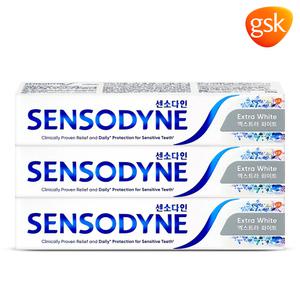 센소다인 엑스트라 화이트 치약 120g 3개