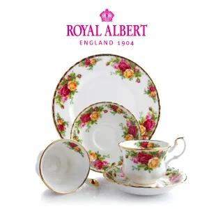[롯데백화점]로얄알버트 황실장미 5P 티세트(커피잔2인조+22cm접시1P)