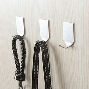 스텐 8p 슬림 후크 3M스티커부착 벽행거 걸이 고리