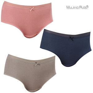 여성 면스판 생리 방수 빅사이즈(90-105) 위생팬티 3매입 WW729