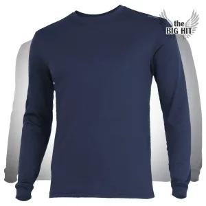 가을 겨울 남성 히트텍 무지 이너티 작업복 라운드 긴팔 티셔츠 아웃도어 등산복 상의 스판 기모 빅사이즈